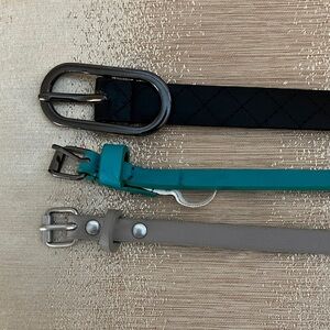 Set of Three Stylish Belts Medium
